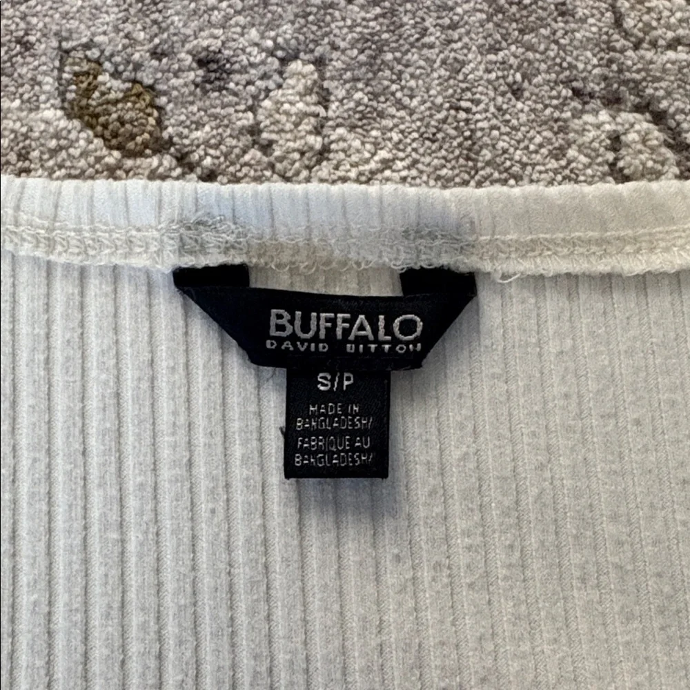 Buffalo Ribbed Square-Neck Top 🦬 - Picture 2 of 7